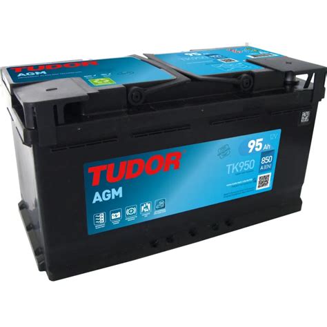 Tudor TK950 Car Battery Tudor 95Ah 850A AGM Suitable for 